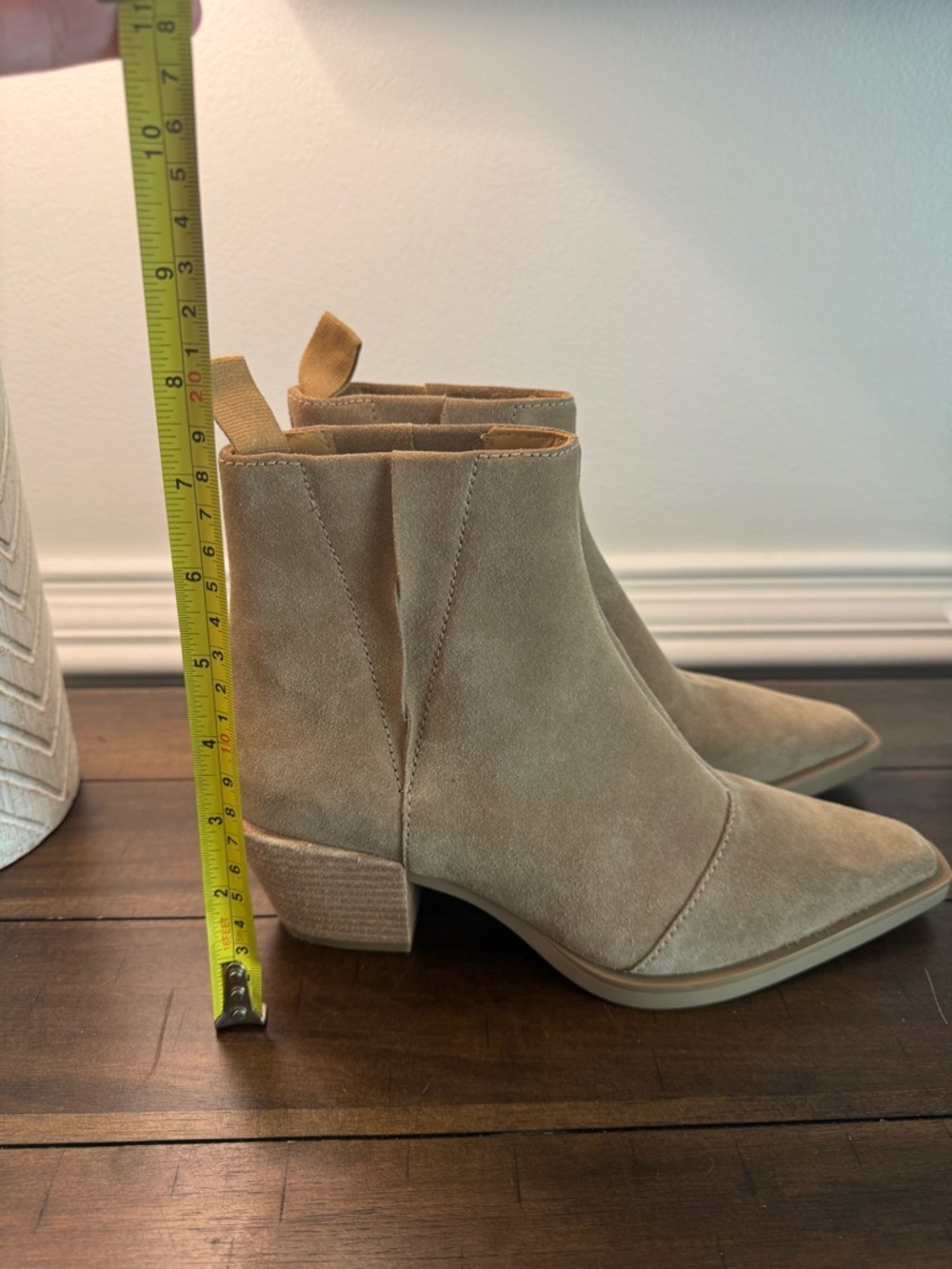 rag & bone Rover Suede Pointed Toe Ankle Boots size 36 - Picture 7 of 14